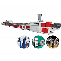 PVC 窗框門板生產線